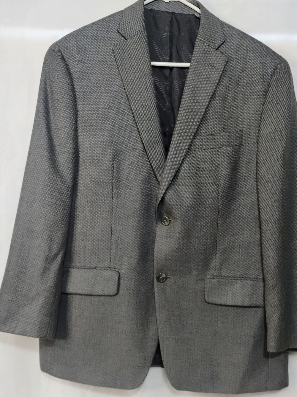Michael Kors Mens Grey Micro Pattern Blazer Sport Coat Jacket 40S Macy's